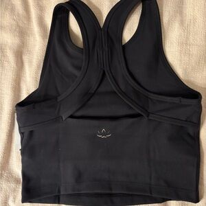 Beyond Yoga Black Racerback Sports Bra